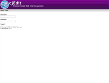 Tablet Screenshot of cjedit.cjadvertising.com